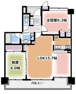 ナイスアーバン今泉プロムナード【8階】の間取り