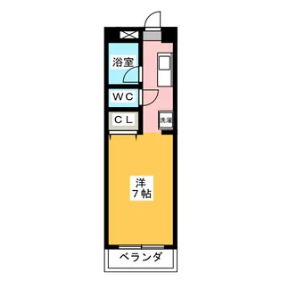 サニーサイドII【5階】の間取り