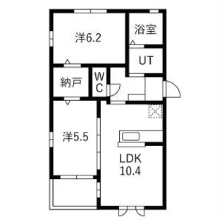 リバティーヒルズ【1階】の間取り