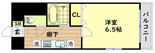 ドエル天満橋【10階】の間取り