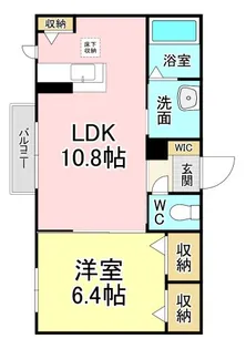 アプリK【1階】の間取り