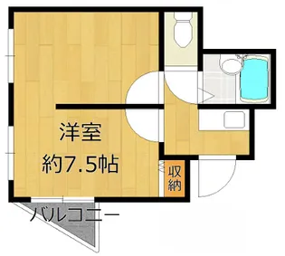 EST長居西【9階】の間取り