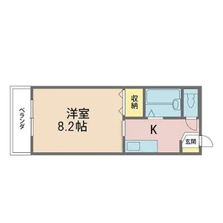 アップルコート【3階】の間取り