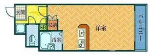 リュミエールイースト【4階】の間取り