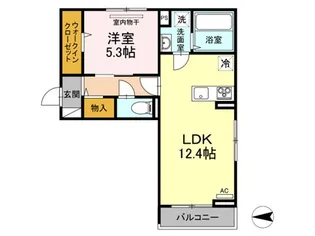 プレミアステイツK【3階】の間取り
