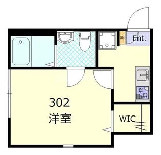CSスクエア(シーエススクエア)【3階】の間取り
