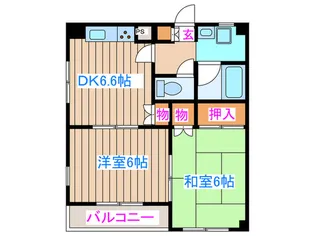 イ-グルII番館【2階】の間取り
