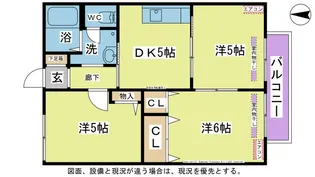 グラシアスA棟【1階】の間取り