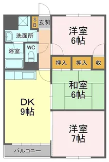 カーサアイ【1階】の間取り