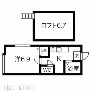 ラフィネ【2階】の間取り