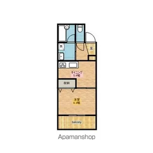アーバニズム61【1階】の間取り
