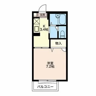ベルジュ【2階】の間取り