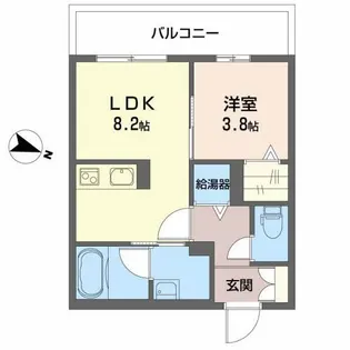 グラン クオリスタ【1階】の間取り