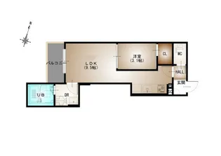 Regalest 青崎I【3階】の間取り
