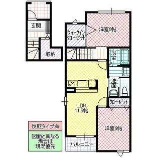 フォレスタ B【2階】の間取り