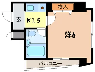 ドール明石【4階】の間取り
