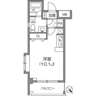 ルクレ森下レジデンス【8階】の間取り