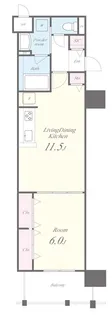 セファ上本町【6階】の間取り