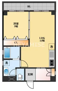 HERREN HAUS KURITAKA【3階】の間取り