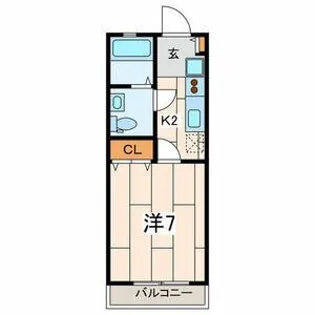 REGALO WADAMACHI【1階】の間取り
