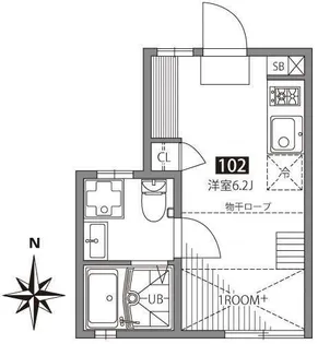 ソシガヤテラスS【1階】の間取り