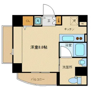 プレール・ドゥーク浅草【2階】の間取り