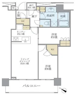 ブリリアザタワー東京八重洲アベニュー【27階】の間取り