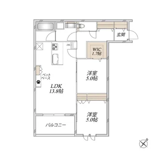 リュウ参番館【3階】の間取り