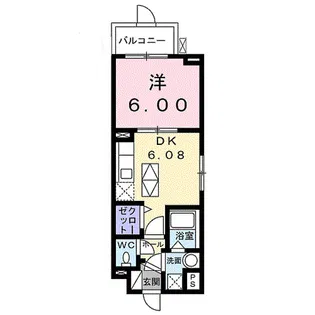 ビーチサイド パーク【1階】の間取り