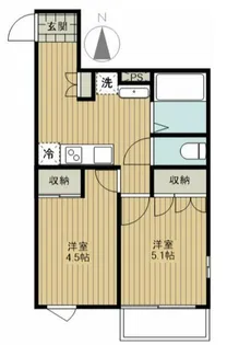 アイレジデンス【1階】の間取り