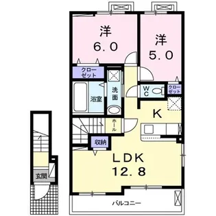 ゴールデンステージ松阪A【2階】の間取り
