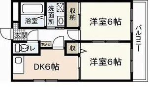 ロジュマンHigashi壱番館【1階】の間取り
