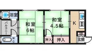 額田文化【1階】の間取り