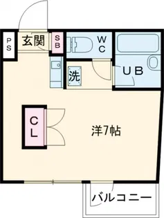 クワイエットプレイス【1階】の間取り