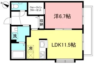 プランドール【2階】の間取り