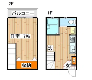 ドルチェ和田町【1階】の間取り