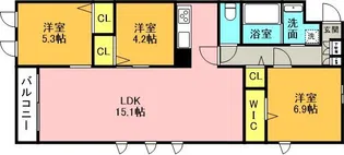 THE BELUGA 世田谷 RESIDENCE【2階】の間取り