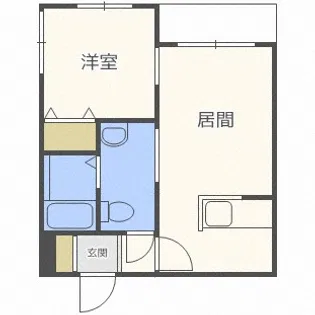 グランディール24軒【4階】の間取り
