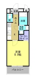 リリー【4階】の間取り