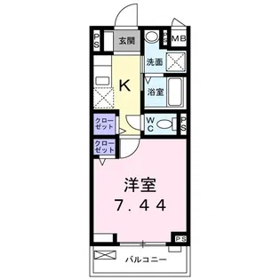 エスケーイリス【1階】の間取り