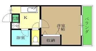 シティハイム桜木II【2階】の間取り