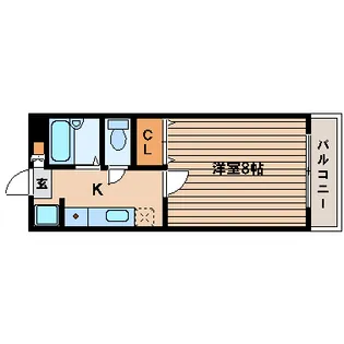 グランデュール中野【2階】の間取り