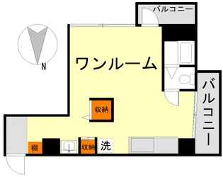 ホワイトバーディハウス【4階】の間取り