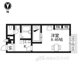 レオパレスコスミック【1階】の間取り