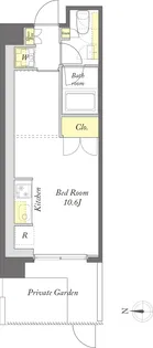 1Rの間取り画像