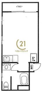 ティアレ神楽坂【2階】の間取り