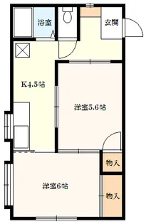 サンハイツK【1階】の間取り