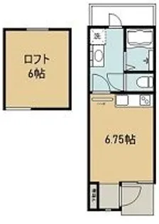 徳島県徳島市庄町5【アパート】の間取り