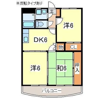 サンシティパレスIMT【2階】の間取り