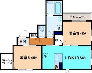 サンティール四季【1階】の間取り